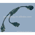 UL approval America Y split cable IEC C14 to IEC C13 computer power cord plug